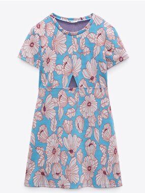 Zara Cut-Out Jacquard dress size small